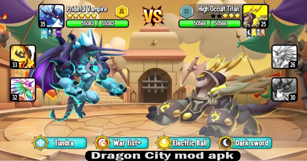 dragon city mod apk