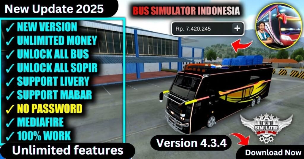 Bus Simulator Indonesia Unlimited features